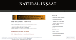 Desktop Screenshot of naturalinsaat.com