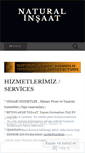 Mobile Screenshot of naturalinsaat.com